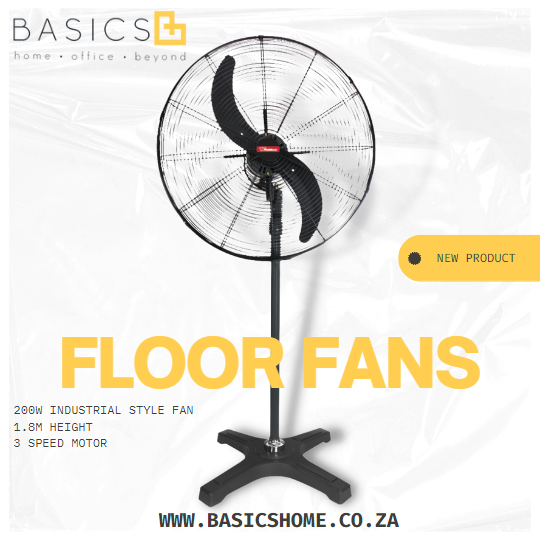 Basics Home Floor Fans Now Available