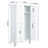 Espresso White Metal Cabinet