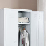 Espresso White Metal Cabinet