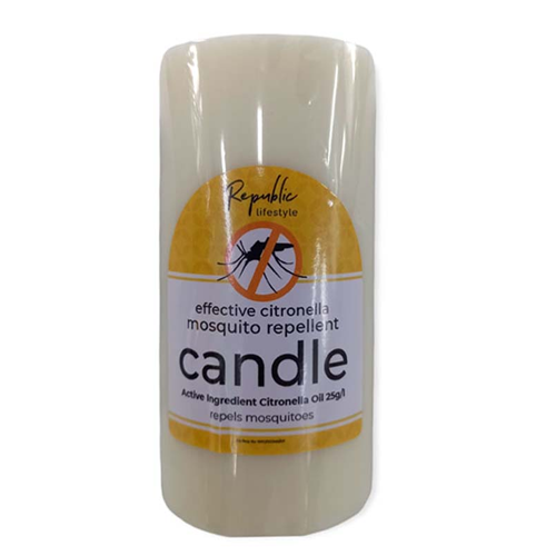 Citronella Pillar Candle 400G Basics Home