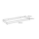 Floating Shelf - White - 29.5cm