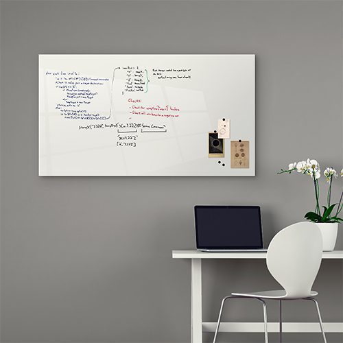 Frameless Glass Whiteboard Basics Home