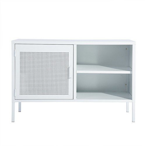 Isaac Metal Cabinet - White