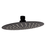 Round Matt Black Shower Head