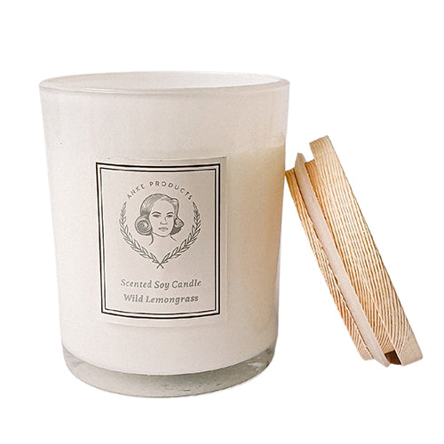 160G Scented Soy Candle - Lemongrass | Basics Home