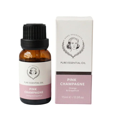Pink Champagne ESSENTIAL OILS  Close the blinds, cool the room, put your feet up and allow this natural essential oil blend to wash the tensions away.  A little ‘‘you’’ time will have you feeling better before long.