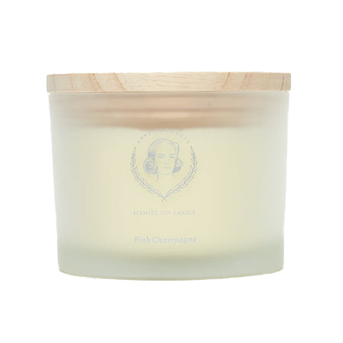 370G Scented Soy Candle - Pink Champagne