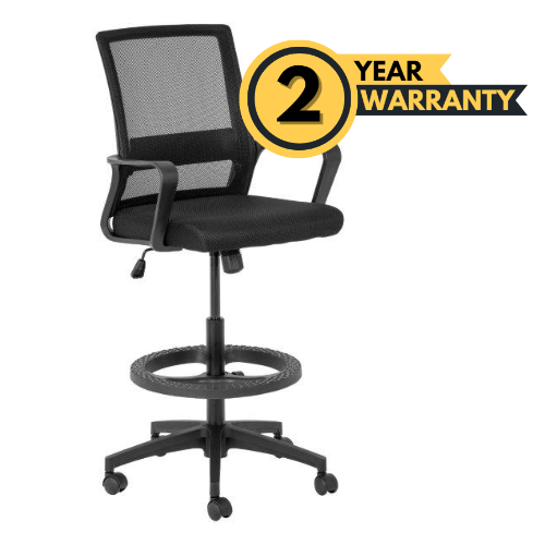 Cindy Draughtman Chair is ideal for higher office Desks. Used for Draughtmans, Pattern makers and more