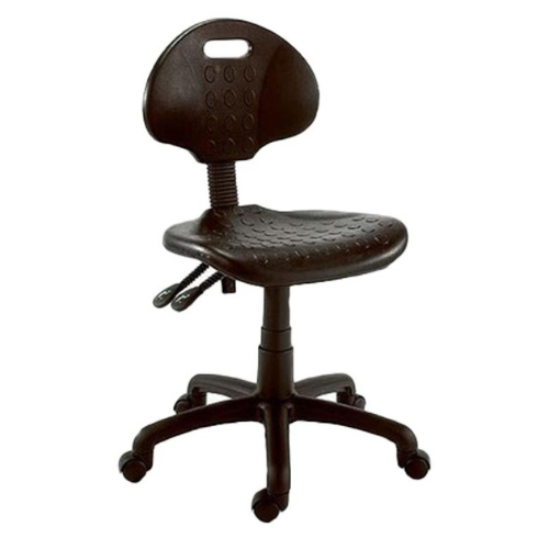 The Industrial Typist Office Chair is an ideal choice for office areas due to its simple and easy-to-clean design.