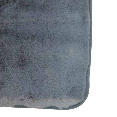 Faux Fur 60 x 40 Silver/Grey Bathmat