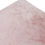 Faux Fur 40x60 Blush Pink Bathmat