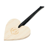 Wooden Heart with Essential Oil - Teakwood Tobacco