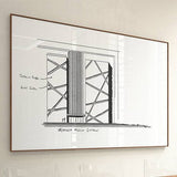 Box Frame Glass Whiteboard